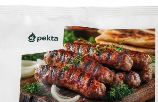 Serviervorschlag: pekta Hähnchen-Cevapcici, Verpackung als Beispiel